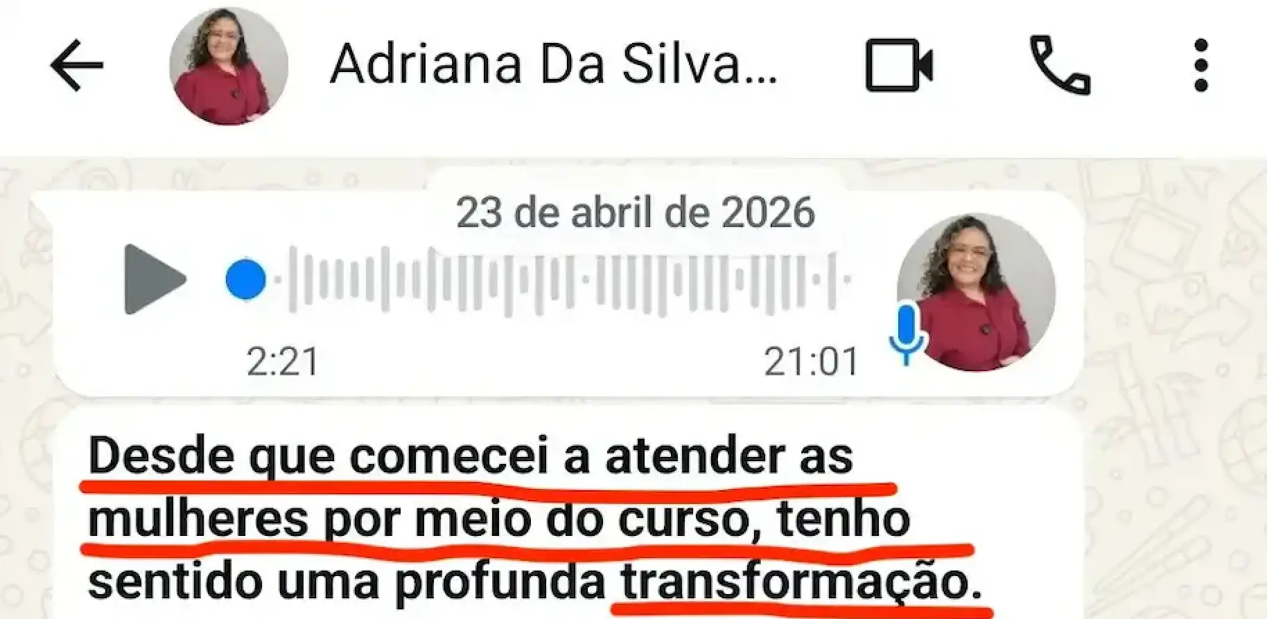 Depoimento 1